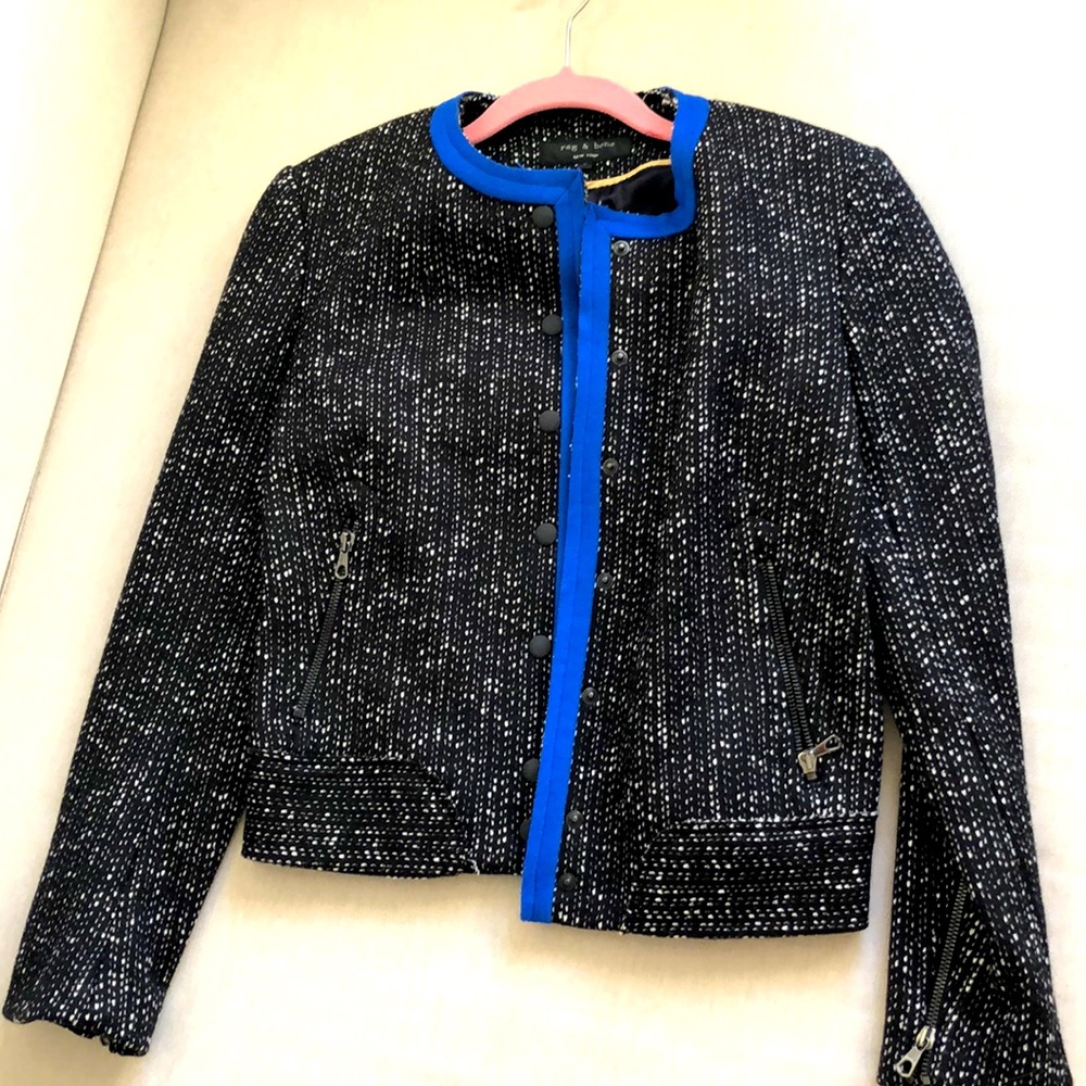 Rag&Bone jacket size 4 82%wool, 18 % cotton